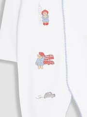 Conjunto de pijama y gorro bordados Paddington de Jojo Maman Bébé - Imagen 5 de 7