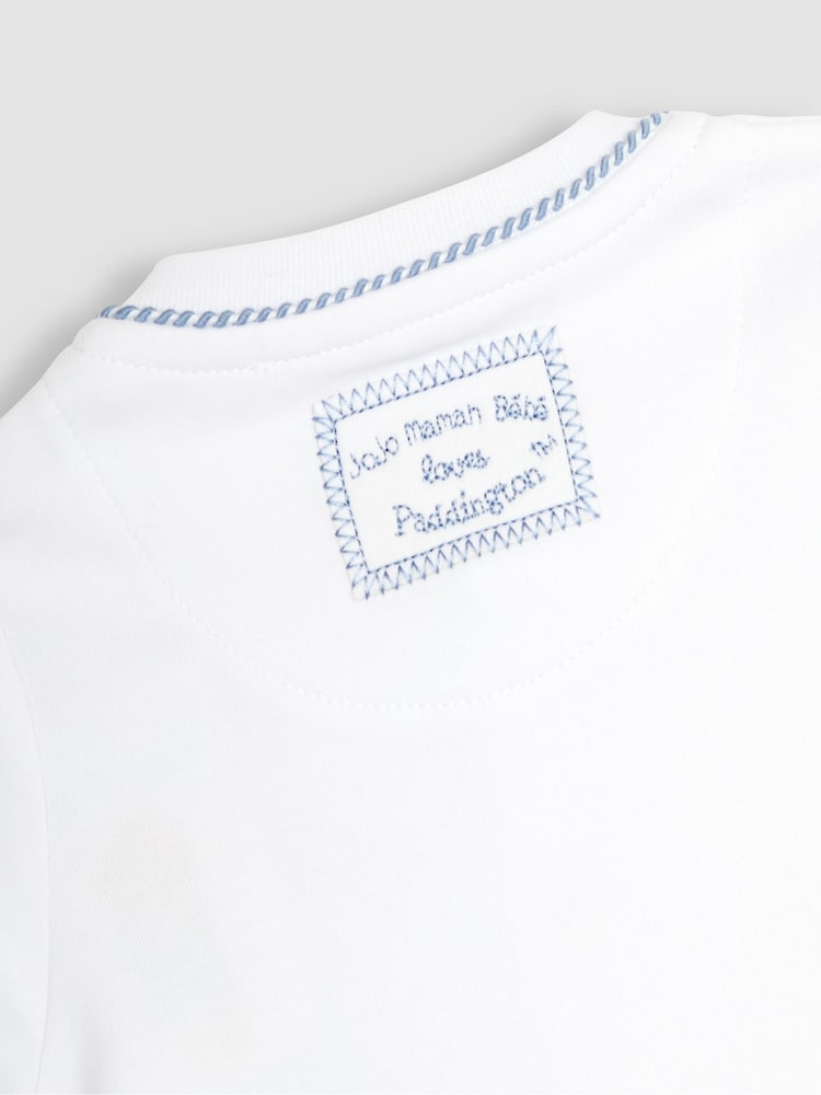 Conjunto de pijama y gorro bordados Paddington de Jojo Maman Bébé - Imagen 7 de 7