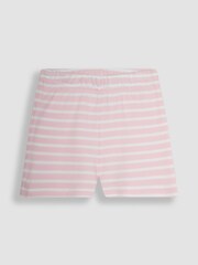 JoJo Maman Bébé White Strawberry Embroidered Jersey Pyjamas - Image 5 of 6