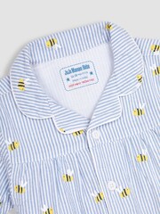 JoJo Maman Bébé Blue Bee Woven Pyjamas - Image 5 of 5