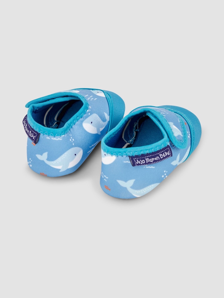 JoJo Maman Bébé Blue Baby Beach And Swim Booties - Image 2 of 4