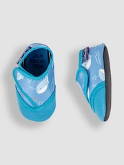 JoJo Maman Bébé Blue Baby Beach And Swim Booties - Image 3 of 4