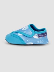 JoJo Maman Bébé Blue Baby Beach And Swim Booties - Image 4 of 4