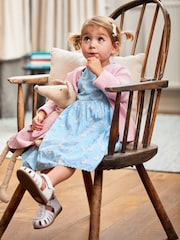 JoJo Maman Bébé White Pretty Leather Closed Toe Sandals - Image 5 of 6