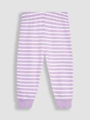 JoJo Maman Bébé Pink 2-Pack Dino Jersey Pyjamas - Image 7 of 9