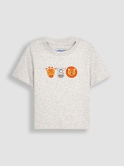 JoJo Maman Bébé Blue 2-Pack Safari Jersey Pyjamas - Image 7 of 10
