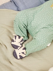 Cebra verde - JoJo Maman Bebé Pijama con apliques y cremallera - Imagen 3 de 6
