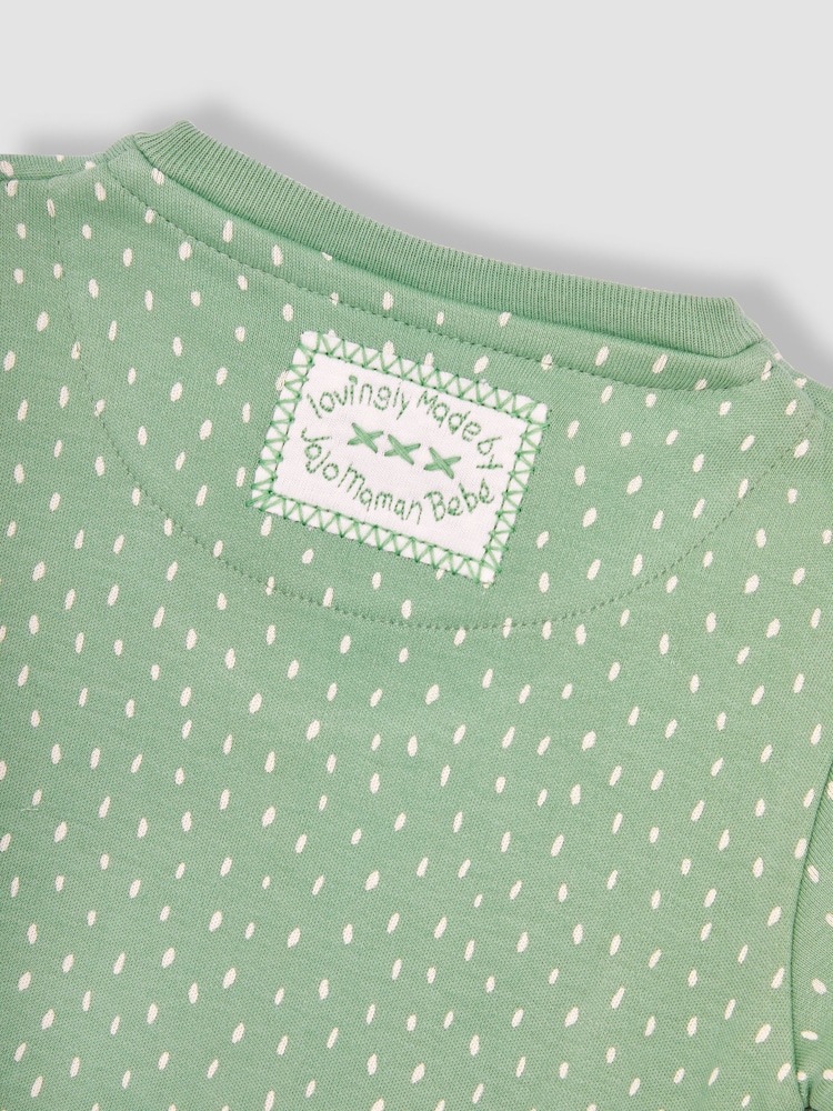 Cebra verde - JoJo Maman Bebé Pijama con apliques y cremallera - Imagen 6 de 6