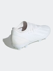 adidas White X Crazyfast.3 Firm Ground Football Boots - Image 3 of 9