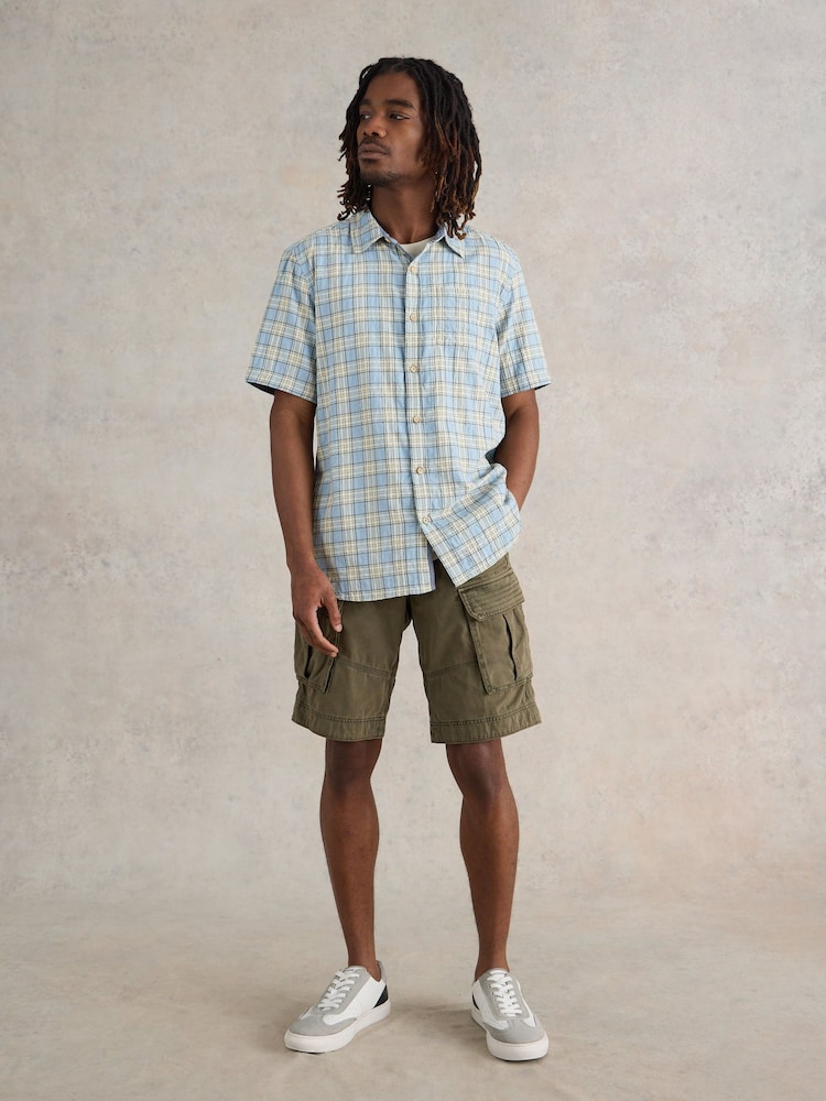White Stuff Blue Madras Check Shirt - Image 1 of 7 White Stuff Blue Madras Check Shirt - Image 1 of 7