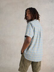 White Stuff Blue Madras Check Shirt - Image 2 of 7