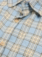 White Stuff Blue Madras Check Shirt - Image 7 of 7