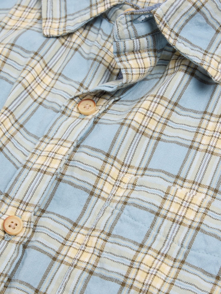 White Stuff Blue Madras Check Shirt - Image 7 of 7 White Stuff Blue Madras Check Shirt - Image 7 of 7