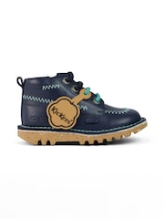 Kickers Blue Kick Hi Zig Zig Boots - Image 1 of 8
