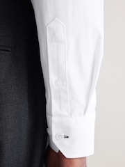White Premium Two-Fold Cotton Shirt - Image 6 of 9