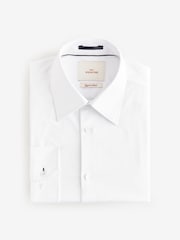 White Premium Two-Fold Cotton Shirt - Image 7 of 9