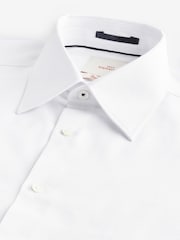 White Premium Two-Fold Cotton Shirt - Image 8 of 9