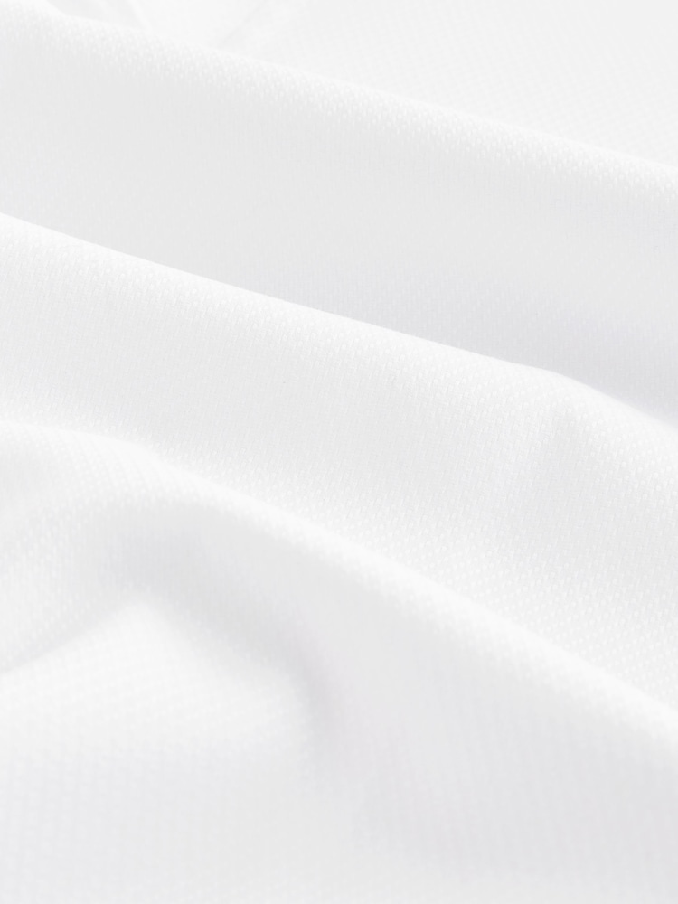 White Premium Two-Fold Cotton Shirt - Image 9 of 9