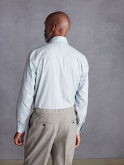 Green Geometric Signature Printed 100% Cotton Shirt - Image 3 of 8