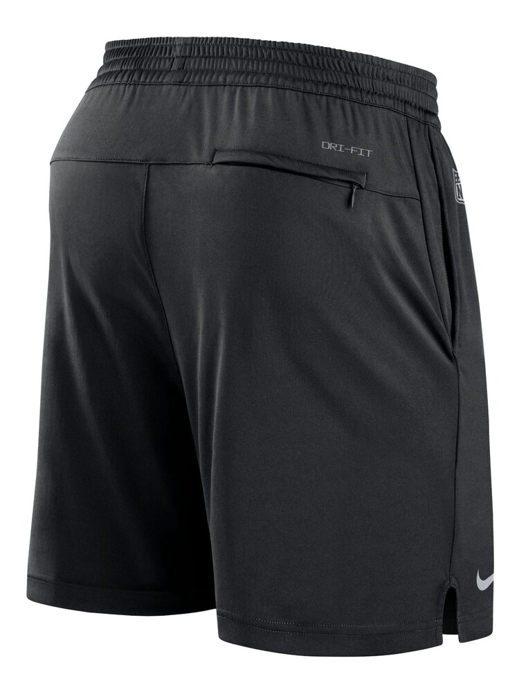 Fanatics NFL Las Vegas Raiders Dri-FIT Knit Black Shorts - Image 3 of 3