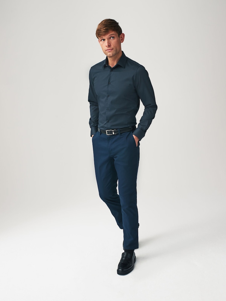 Navy Blue Slim Fit - Image 2 of 7