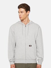 Dickies Grey Everyday Fleece Zip 100% Cotton Hoodie - Image 1 of 6