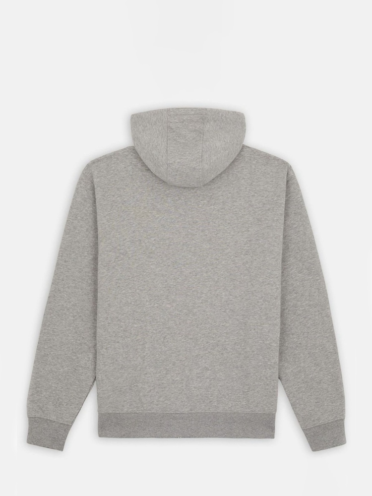Dickies Grey Everyday Fleece Zip 100% Cotton Hoodie - Image 6 of 6