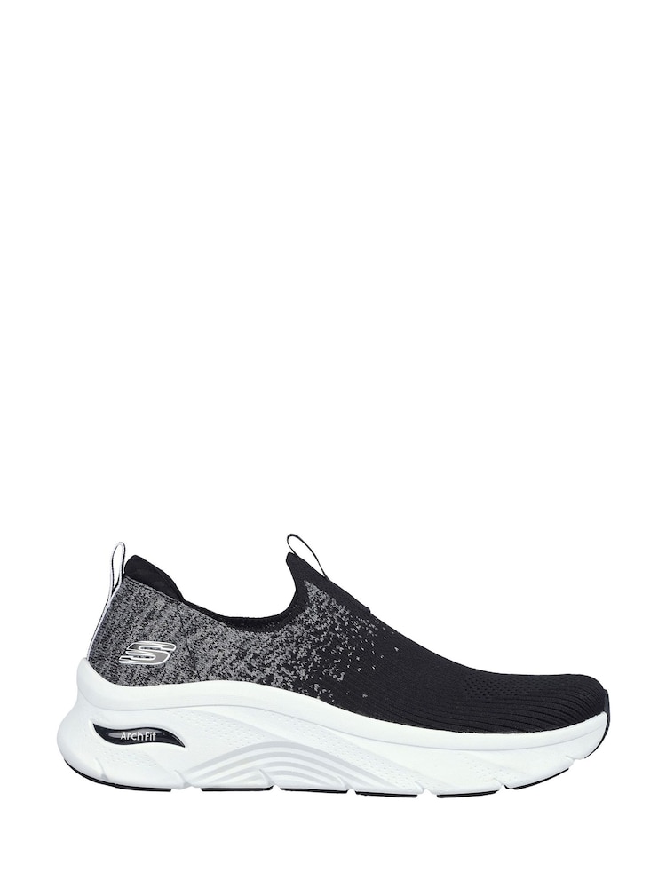 Negro - Skechers Womens Arch Fit D'Lux Key Journey Trainers - Imagen 1 de 3 Negro - Skechers Womens Arch Fit D'Lux Key Journey Trainers - Imagen 1 de 3