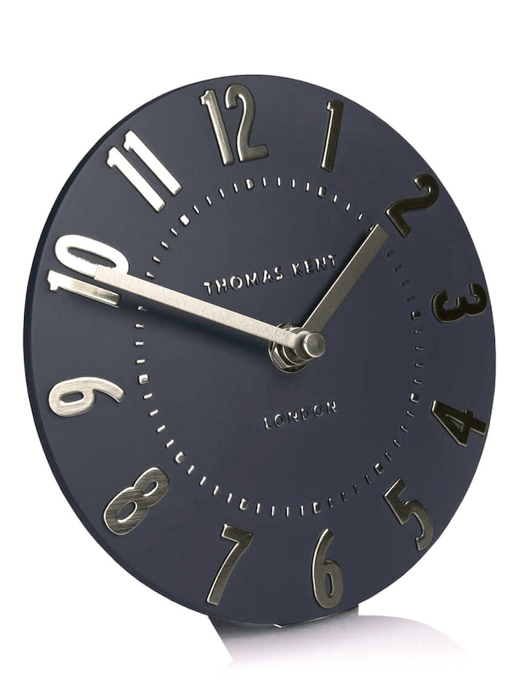 Thomas Kent Clocks Blue Small Mulberry Odyssey Mantel Clock - Image 2 of 2