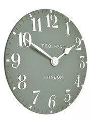 Thomas Kent Clocks Green Medium Arabic Seagrass Wall Clock - Image 3 of 4