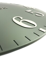 Thomas Kent Clocks Green Medium Arabic Seagrass Wall Clock - Image 4 of 4