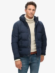 modra - Superdry puhovka s kapuco Superdry Everest - Slika 1 iz 7