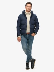 modra - Superdry puhovka s kapuco Superdry Everest - Slika 2 iz 7