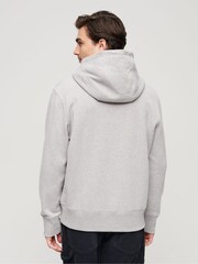 Superdry Grey Vintage Washed Hoodie - Image 3 of 3