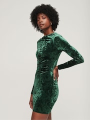 Superdry curto de veludo com manga comprida Dress - Imagem 7 de 8