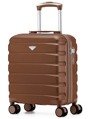 Flight Knight Metallic Brown Hand Luggage Maximum Size Approved for EasyJet Free Carry On Underseat Cabin Bag Maximum Size - Image 1 of 1