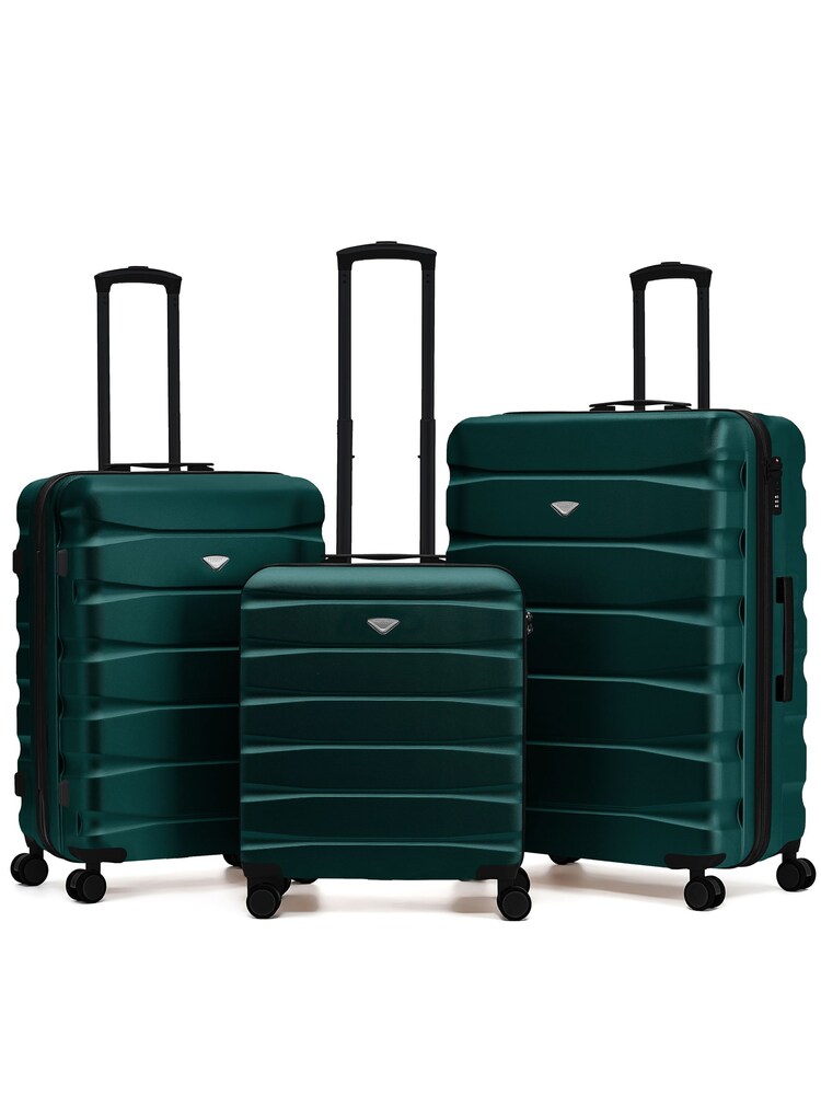 Flight Knight Green EasyJet (Paid), Jet2 & British Airways Over Head Luggage Cabin Case + Medium & Large Checked Baggage Hold Luggage - Image 1 of 1