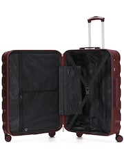 Flight Knight Dark Brown 8 Wheel ABS Hard Case Hold Suitcase - Image 4 of 4