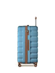 Flight Knight Blue 80cm Trunk Suitcase Hard Shell Checked Luggage Long-Haul Travel Large Capacity Interior & TSA Lock Approved on Most UK  Airlines - Image 2 of 3