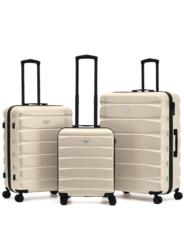 Flight Knight Cream Ryanair (Priority) Over Head Luggage Cabin Case + Checked Baggage Hold Luggage - Image 1 of 1 Flight Knight Cream Ryanair (Priority) Over Head Luggage Cabin Case + Checked Baggage Hold Luggage - Image 1 of 1