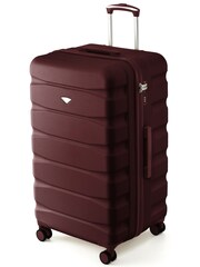 Flight Knight Purple 80cm Trunk Suitcase Hard Shell Checked Luggage Long-Haul Travel Large Capacity Interior & TSA Lock Approved on Most UK  Airlines - Image 1 of 1