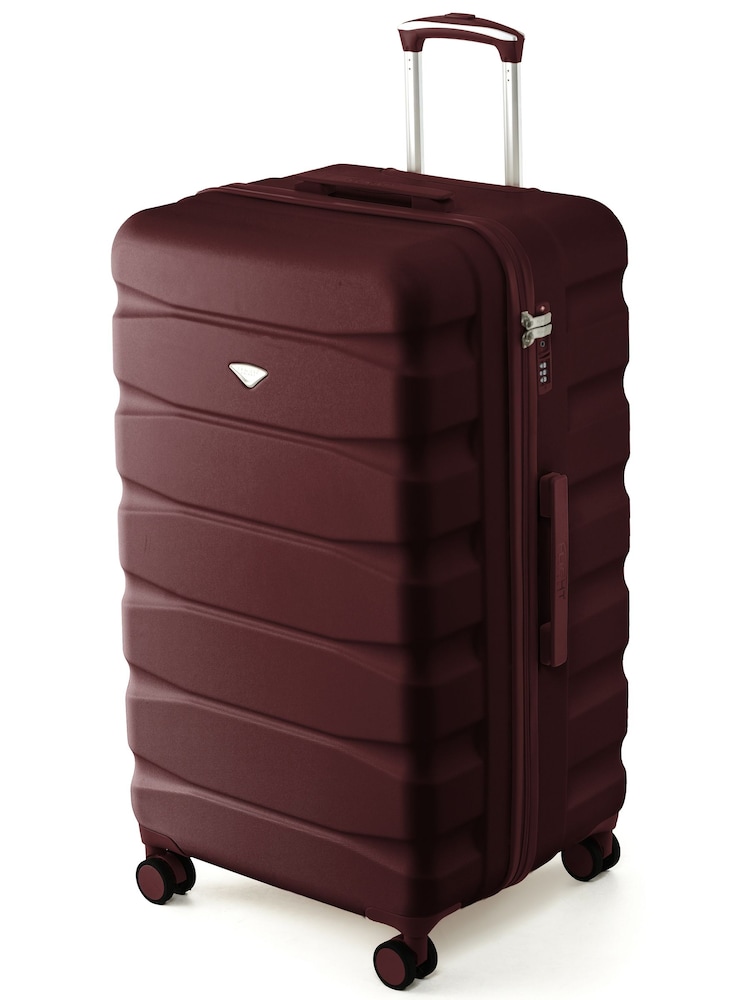 Flight Knight Purple 80cm Trunk Suitcase Hard Shell Checked Luggage Long-Haul Travel Large Capacity Interior & TSA Lock Approved on Most UK  Airlines - Image 1 of 1