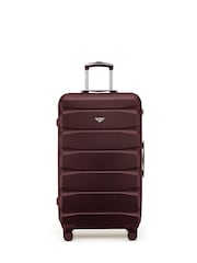 Flight Knight Purple 80cm Trunk Suitcase Hard Shell Checked Luggage Long-Haul Travel Large Capacity Interior & TSA Lock Approved on Most UK  Airlines - Image 3 of 3