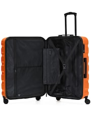 Flight Knight Bright Orange 8 Wheel ABS Hard Case Hold Suitcase - Image 4 of 4