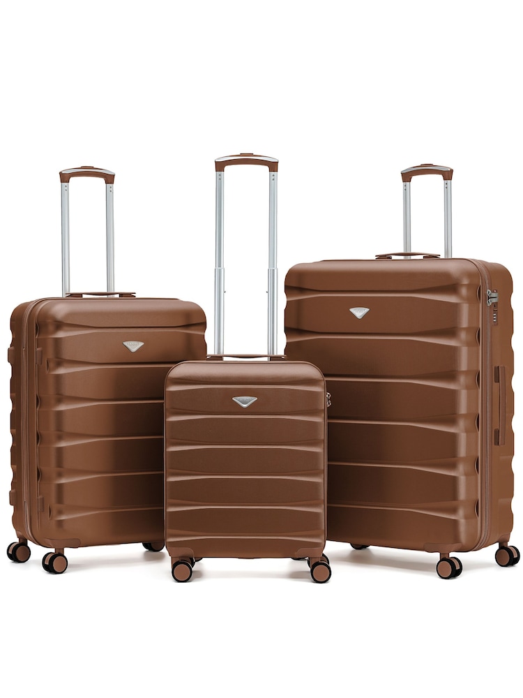Flight Knight Metallic Brown Ryanair (Priority) Over Head Luggage Cabin Case + Checked Baggage Hold Luggage - Image 1 of 1 Flight Knight Metallic Brown Ryanair (Priority) Over Head Luggage Cabin Case + Checked Baggage Hold Luggage - Image 1 of 1