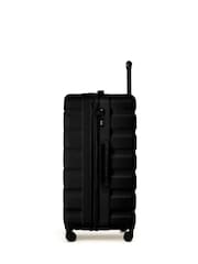 Flight Knight Black 80cm Trunk Suitcase Hard Shell Checked Luggage Long-Haul Travel Large Capacity Interior & TSA Lock Approved on Most UK  Airlines - Image 2 of 3