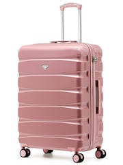 Flight Knight Nude Large Check in 25" Lightweight 8 Wheel ABS Hard Case Hold Suitcase Suitcaed Baggage 82L Capacity - Image 1 of 1
