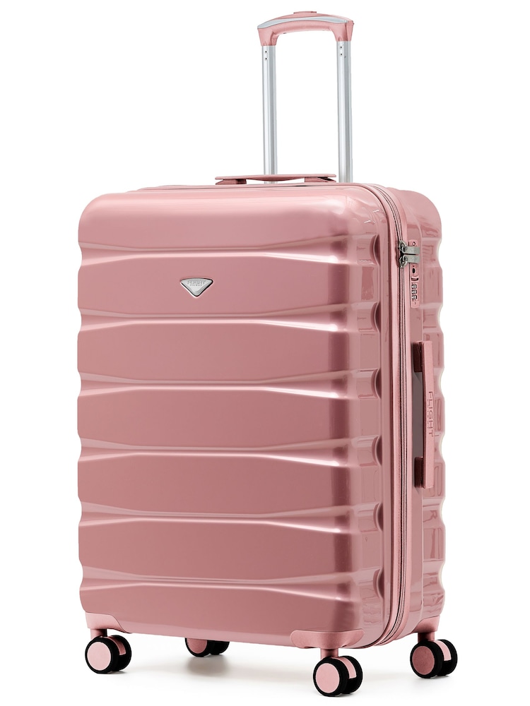 Flight Knight Nude Large Check in 25" Lightweight 8 Wheel ABS Hard Case Hold Suitcase Suitcaed Baggage 82L Capacity - Image 1 of 1