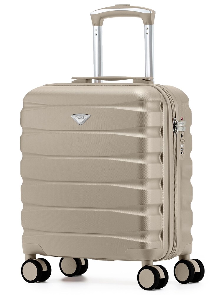 Flight Knight Beige Hand Luggage Maximum Size Approved for EasyJet Free Carry On Underseat Cabin Bag Maximum Size - Image 1 of 1 Flight Knight Beige Hand Luggage Maximum Size Approved for EasyJet Free Carry On Underseat Cabin Bag Maximum Size - Image 1 of 1