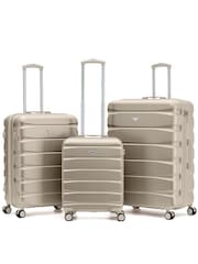 Flight Knight Nude 55x40x20cm Ryanair (Priority) Over Head Luggage Cabin Case + Medium & Large Checked Baggage Hold Luggage - Image 1 of 1